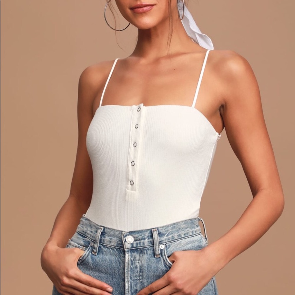 White Cami Bodysuit